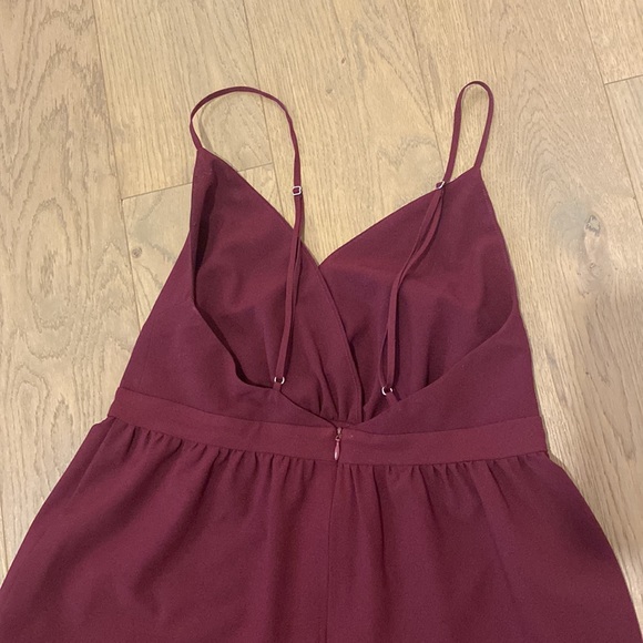 Park and Fifth Burgundy Maxi Maternity Dress - Picture 4 of 6